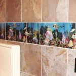 custom printed accent tiles