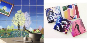 Mosaic ceramic tiles