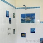 Unique custom bathroom tiles