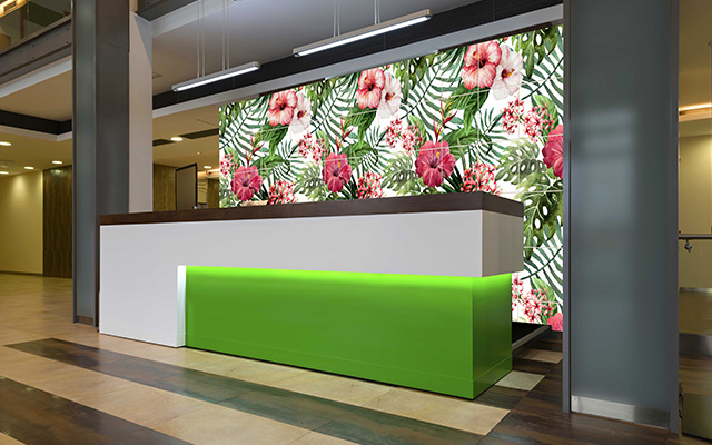 custom tropical tiles