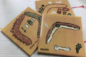 Outdoor Aboriginal Art Tiles
