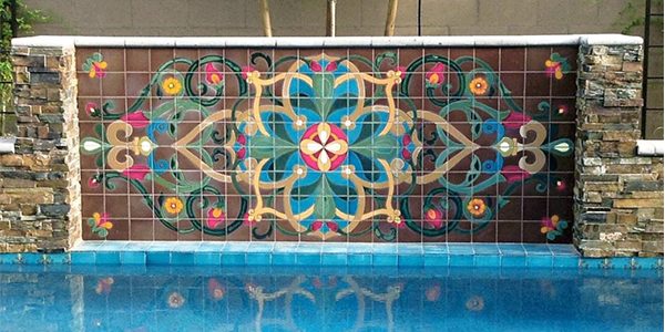 Pool Tile Mural Custom Design