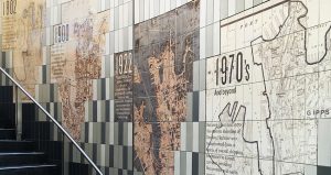 Sydney tile art outdoors along a staircase