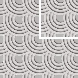 Tile Panels 3D Swirls