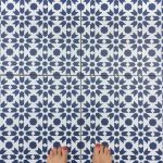 Decorative floor tiles PIASTA
