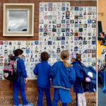 celebration tile mural for exterior installation