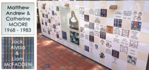 custom made tiles for school display