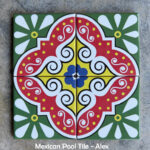 colourful patterned mexican tiles