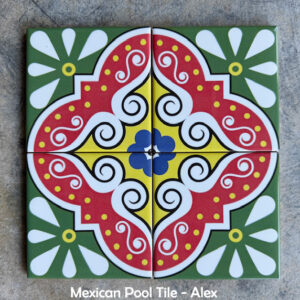 colourful patterned mexican tiles