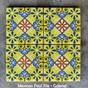 colourful patterned mexican tiles