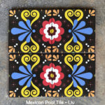 colourful patterned mexican tiles