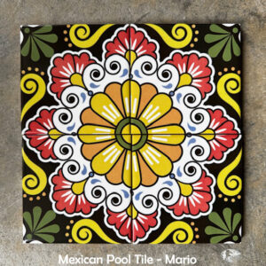 colourful patterned mexican tiles