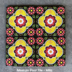 mexican waterline tiles
