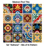 mexican mosaic tiles for swimming pools