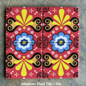 colourful patterned mexican tiles