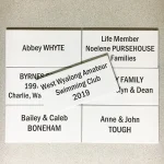 Swimclub Name Tiles for Pool Waterline